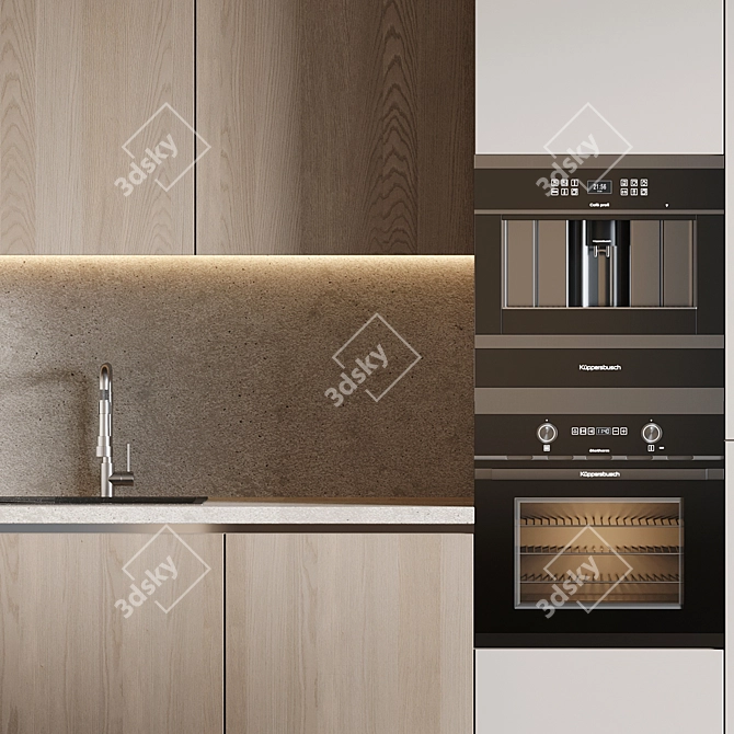 Modern Kitchen 3D Models Pack 3D model image 4