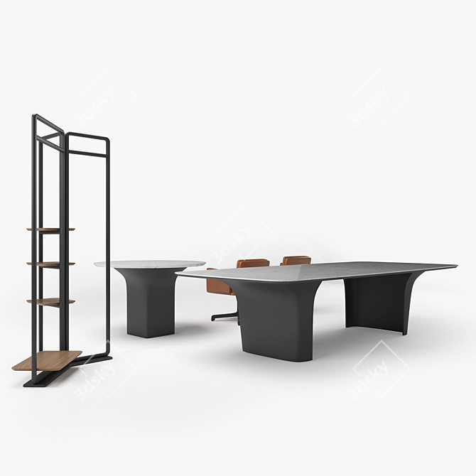 FURSYS Tepui Table Chair Shelves 3D model image 4