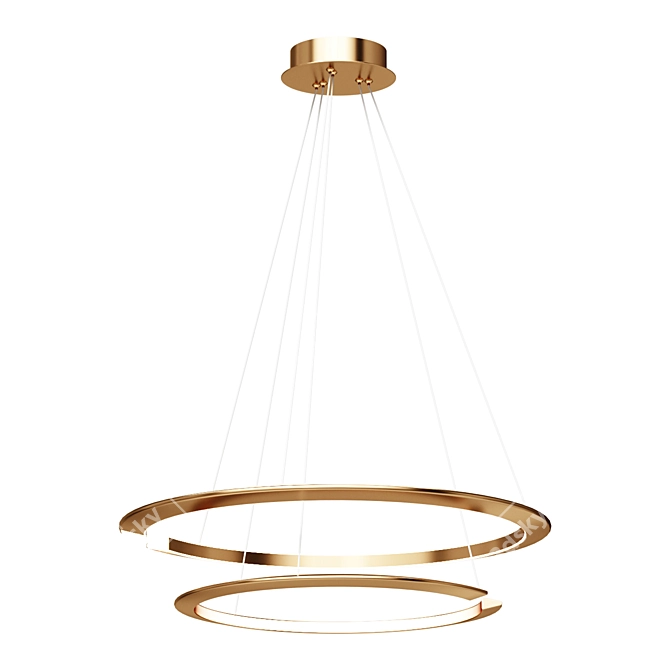 Elegant Viokef Merilin Chandelier 3D model image 1