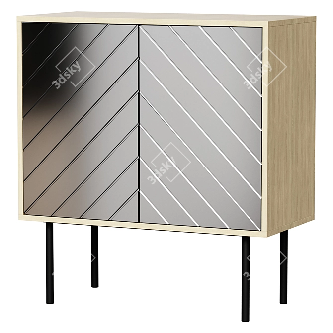 Boho Low Cabinet 571788 3D model image 1