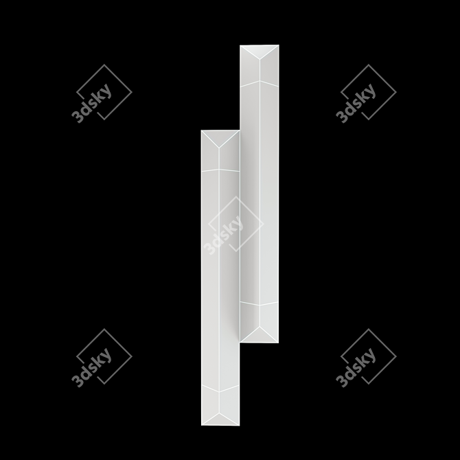 Elegant Spear II Wall Lamp 3D model image 3