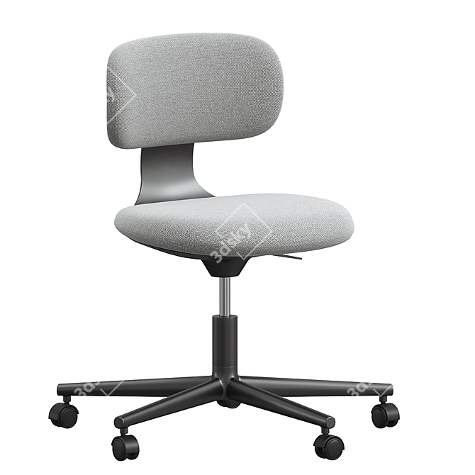 Rookie Grey Office Chair 3D model image 1