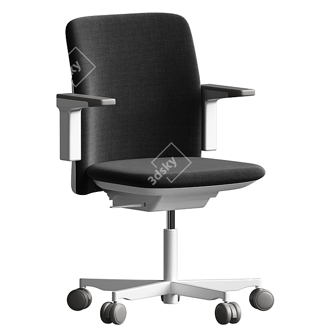 Modern Path Task Chair: Stylish Comfort 3D model image 1