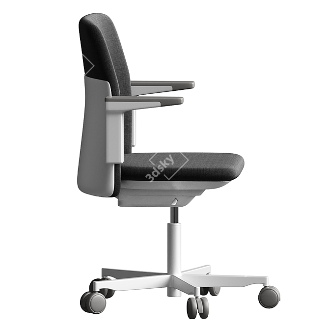 Modern Path Task Chair: Stylish Comfort 3D model image 2