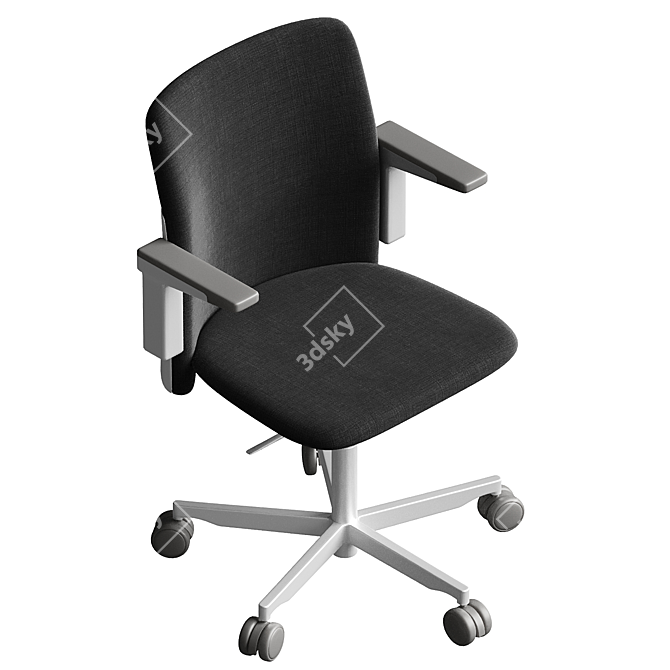 Modern Path Task Chair: Stylish Comfort 3D model image 3