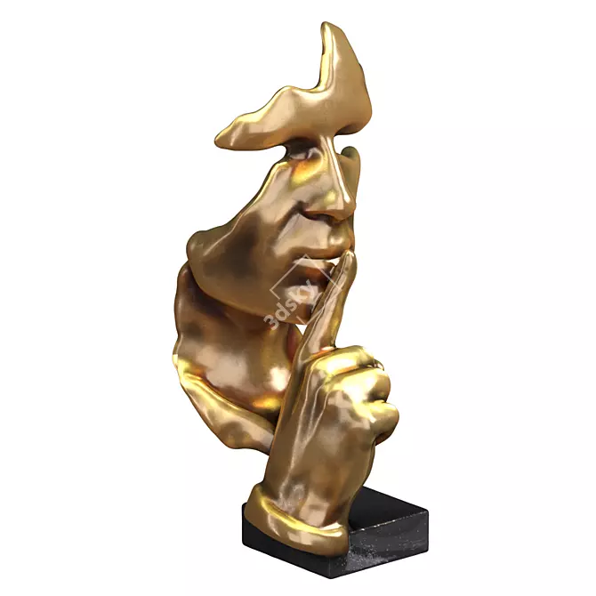 VILEAD Sculpture in CoronaMtl 285mm 3D model image 1