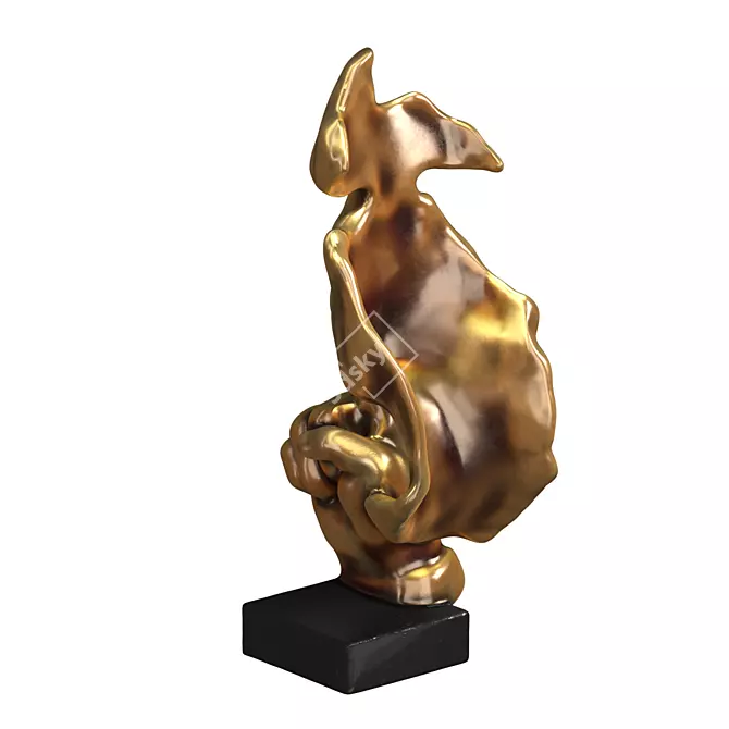 VILEAD Sculpture in CoronaMtl 285mm 3D model image 3