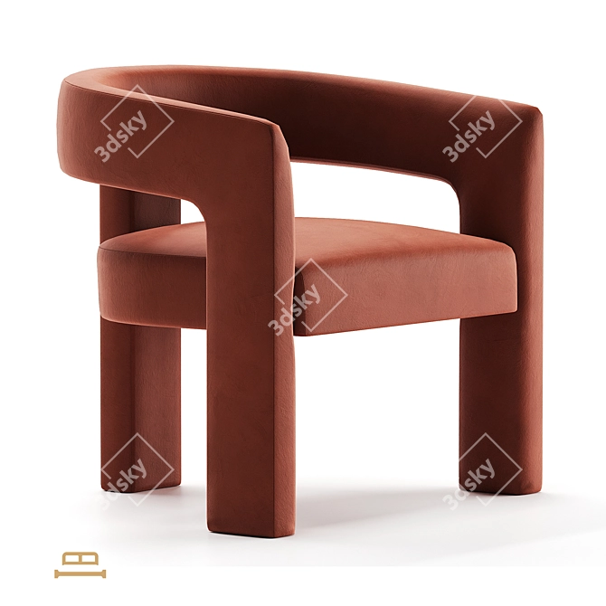 Idealbeds Iris Open Armchair 3D model image 1