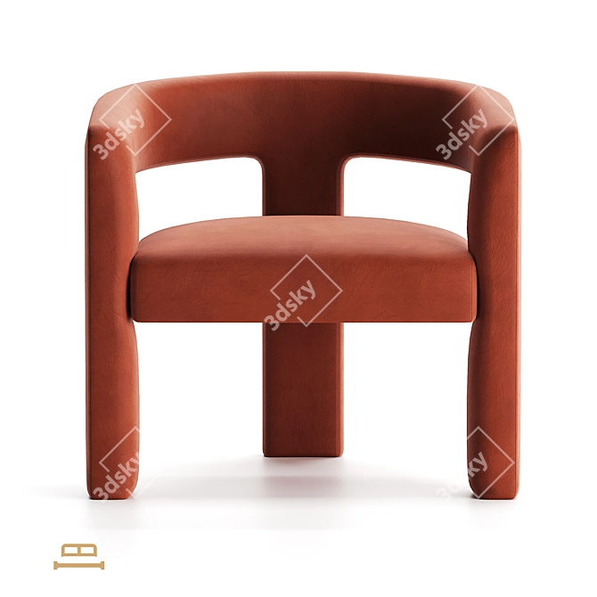 Idealbeds Iris Open Armchair 3D model image 2