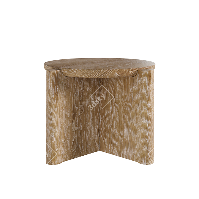 Pebble Set of Three Tables 3D model image 4