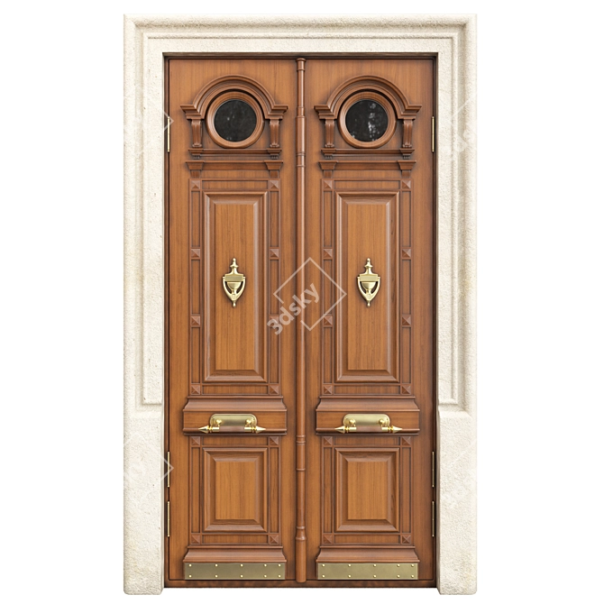 Classic Door 3D Max Model 3D model image 1