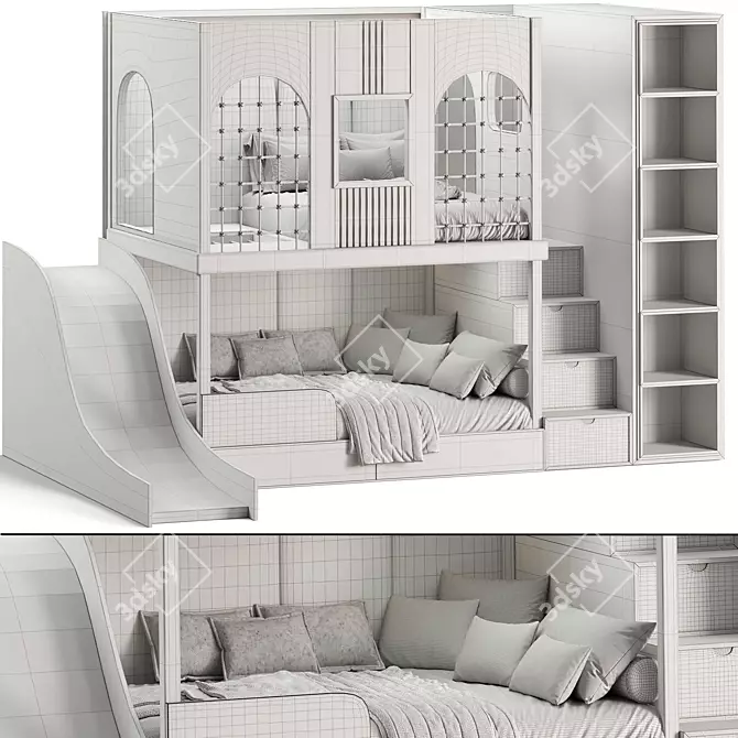 Kids Room Design Interior 2015 3D model image 7