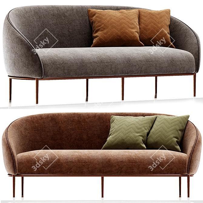 Stylish Yoisho Sofa 2017 Model 3D model image 1