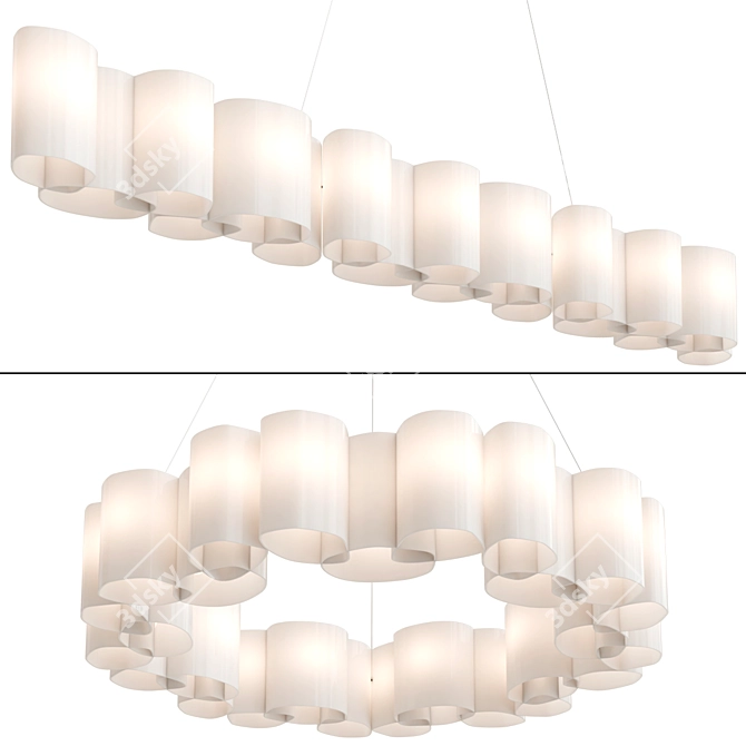 Stilnovo HONEY LED Pendant Light 3D model image 1