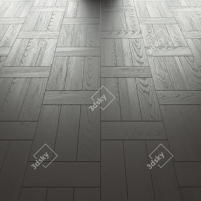 Modular Ebony and Co Parquet 3D model image 4