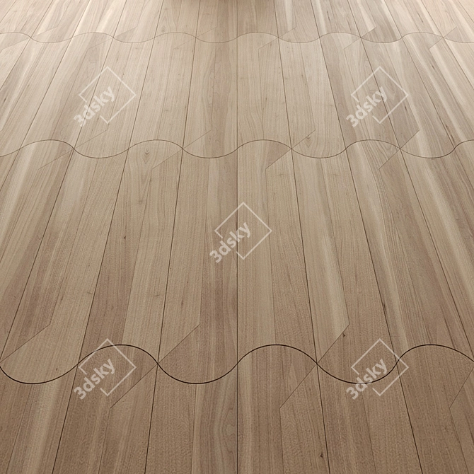 Modular Oak Parquet, Layout Options 3D model image 2