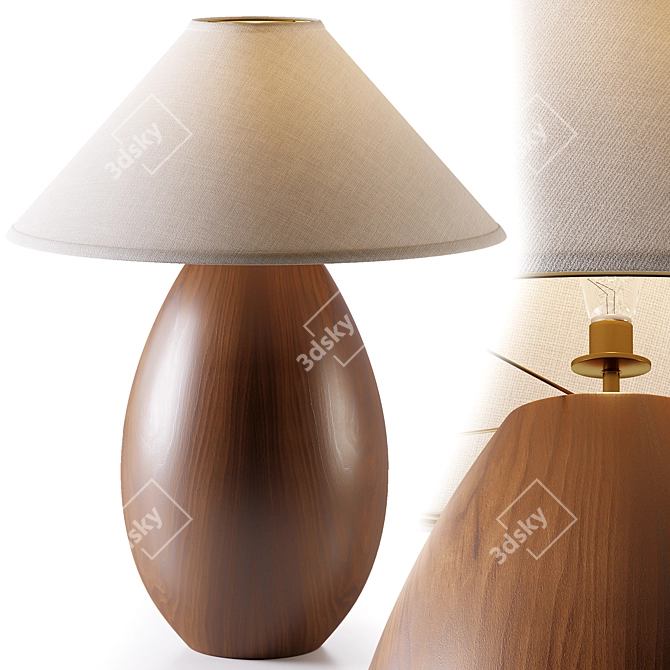 Modern Arbol Table Lamps Set 3D model image 1