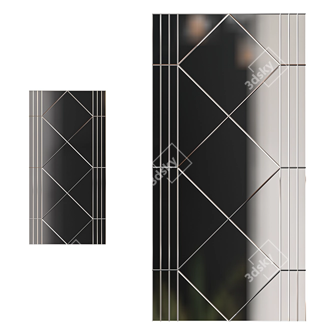 Mirrors Panel Collection | 3D Max Corona_GF 3D model image 4