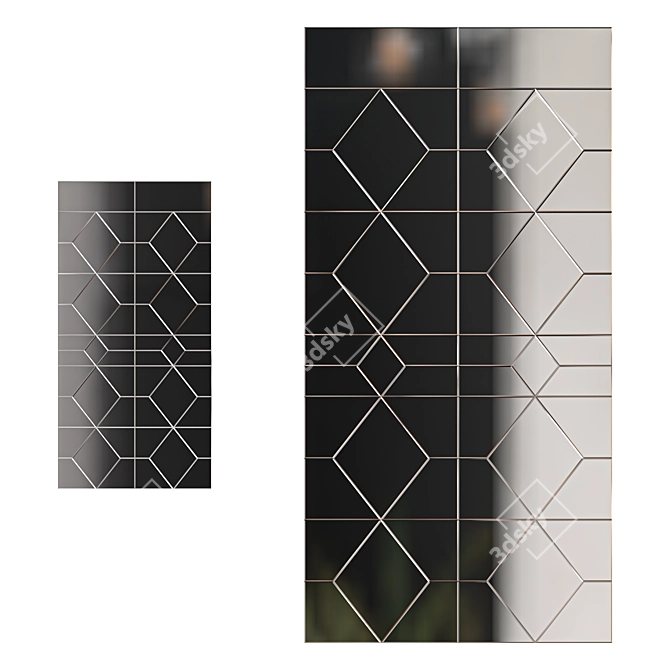 Mirrors Panel Collection | 3D Max Corona_GF 3D model image 5