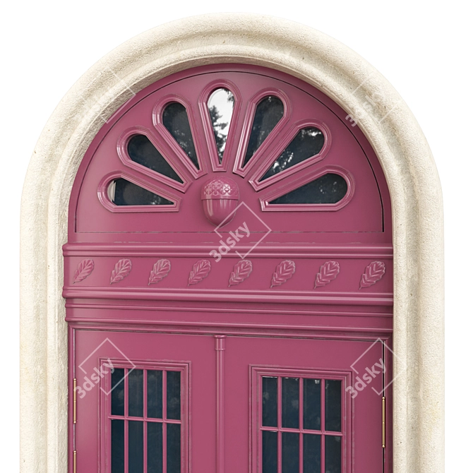 Classic Door 3D Max Modeling 3D model image 4