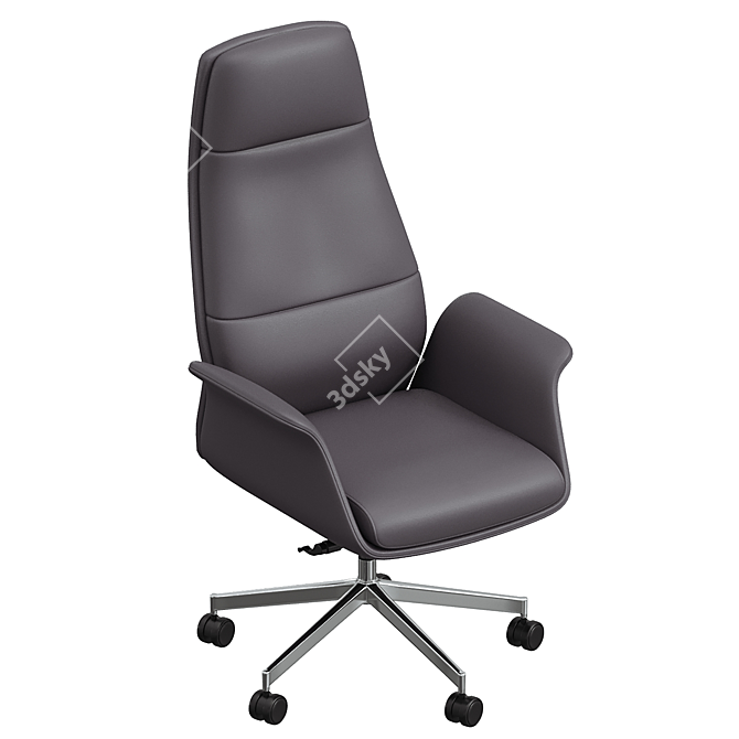 Luxury Cocoon Executive Armchair 3D model image 4