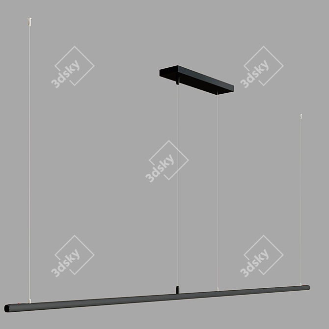 Et2 Continuum Linear Pendant Light 3D model image 2