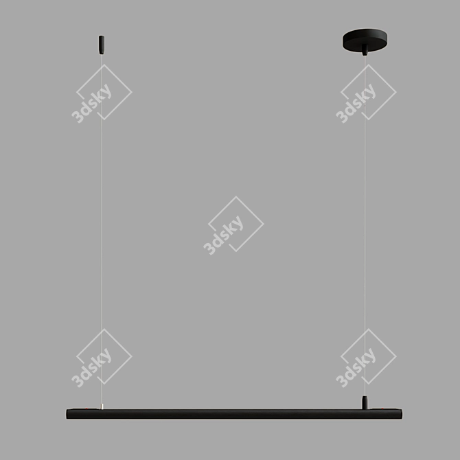 Et2 Continuum Linear Pendant Light 3D model image 3