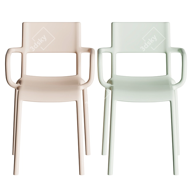 Modern Kartell Chair Ready Shipping 3D model image 2