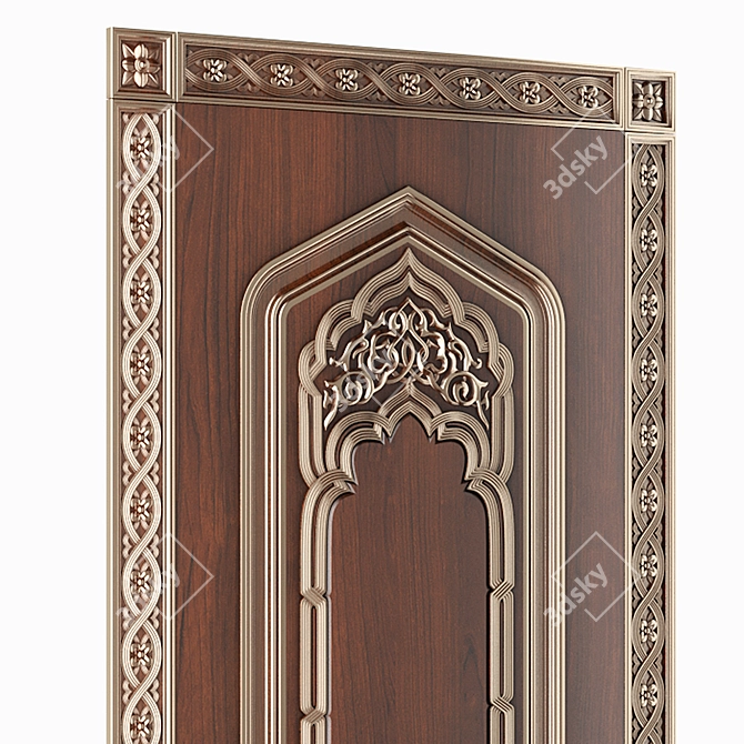 Arabian Classic Door 3D model image 2