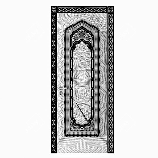 Arabian Classic Door 3D model image 4