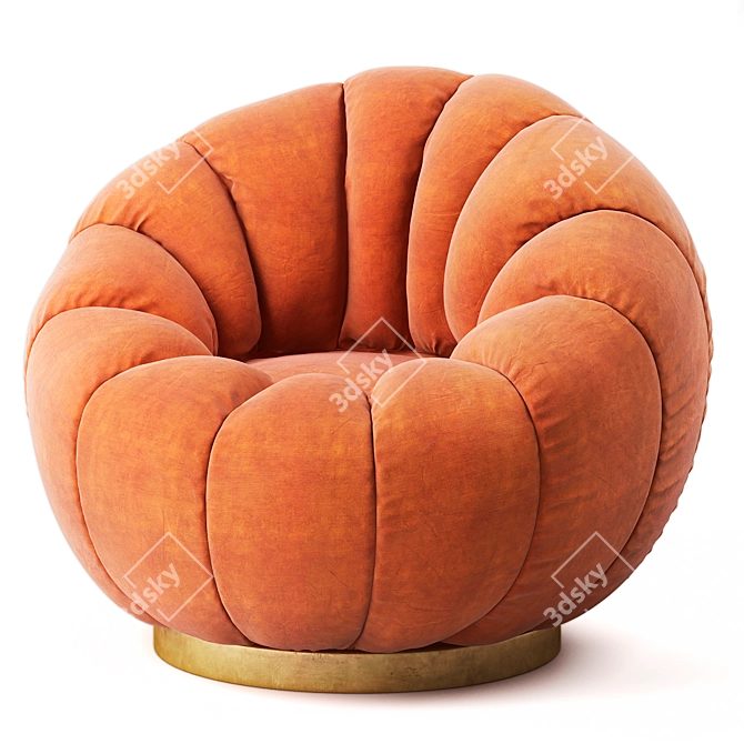 Lazy Pumpkin Sofa Bed 3D model image 2