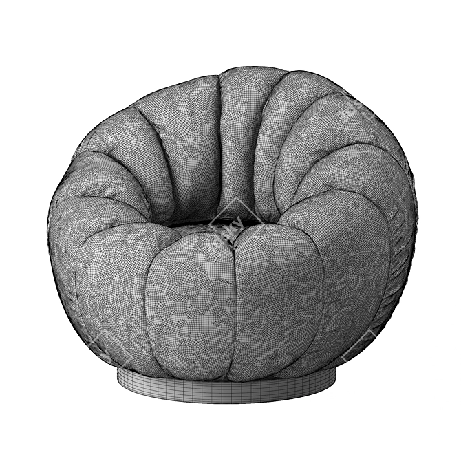 Lazy Pumpkin Sofa Bed 3D model image 3