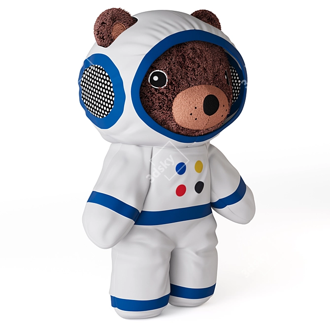 IKEA AFTONSPARV BEAR Plush Toy 3D model image 2