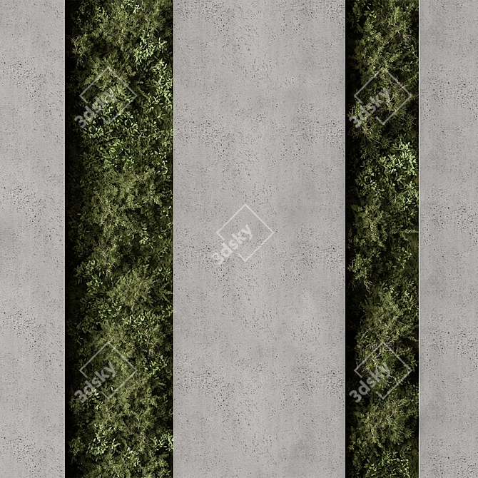 Green Wall 98 Vertical Garden 3D model image 2