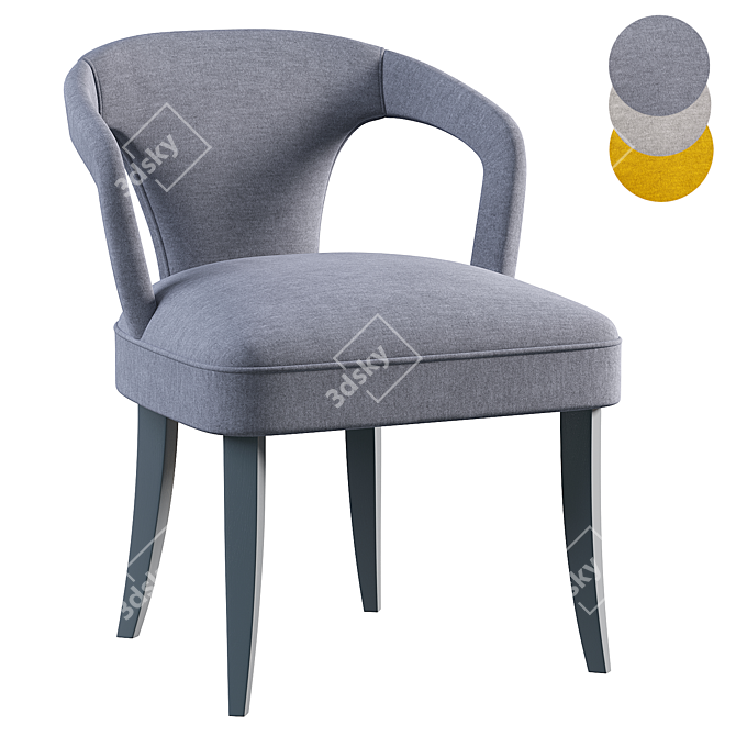 Modern Mary Q Chair Rendered 3D model image 1