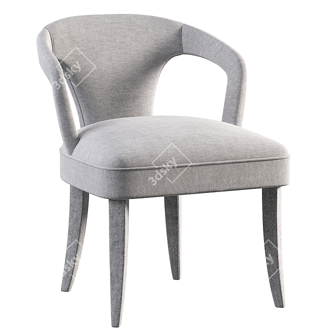 Modern Mary Q Chair Rendered 3D model image 2