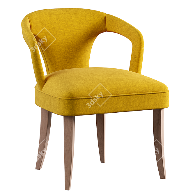 Modern Mary Q Chair Rendered 3D model image 3