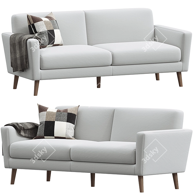 Trendy Oliver Sofa Bestseller 3D model image 1