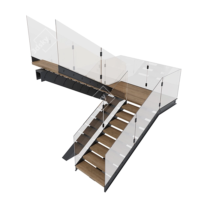 Architectural Stairs Collection - 3D Models 3D model image 3