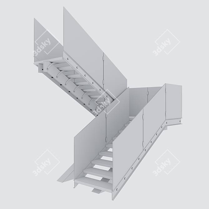 Architectural Stairs Collection - 3D Models 3D model image 5