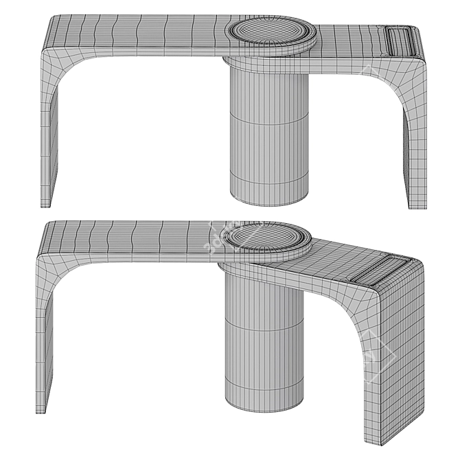 Florida Studio Console Modern Design 3D model image 3