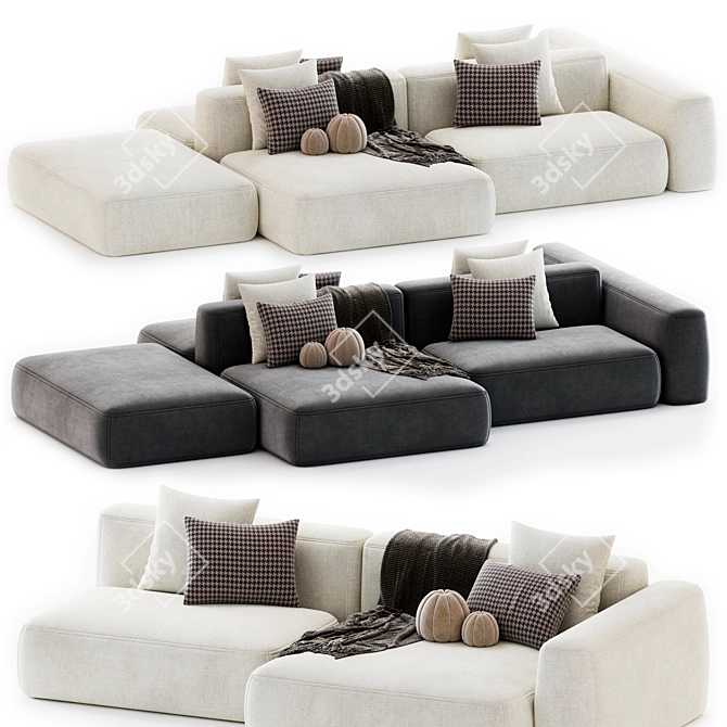  Sky Modular Sofa: Tamamm Quality 3D model image 3