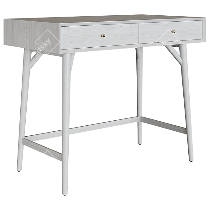 Mid-Century Mini Desk by Westelm 3D model image 3