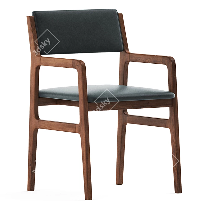 Modern Stylish SHANGHAI Chair 3D model image 1