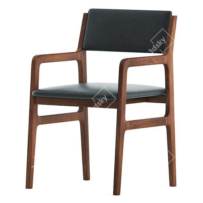 Modern Stylish SHANGHAI Chair 3D model image 2