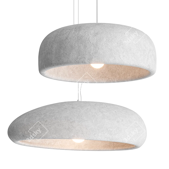 Vakkerlight Clouds Pendant Light 3D model image 3