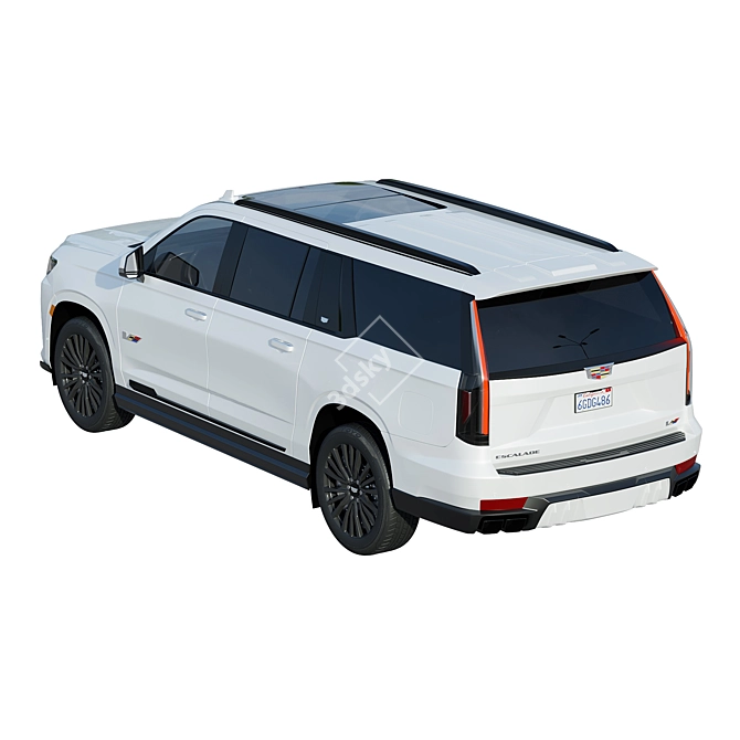 Cadillac Escalade-V 2023: Bold Elegance 3D model image 5