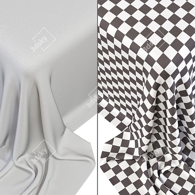 Quiberon Fabric Collection 3D Model 3D model image 4