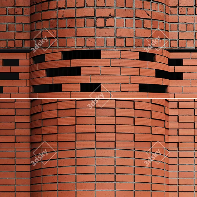 Seamless Brick Texture Pack 3D model image 1