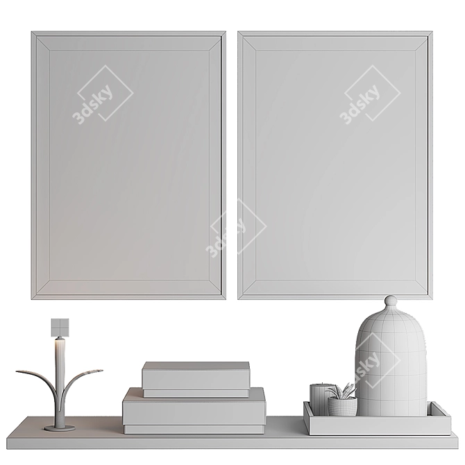 Modern Decor Set 2015 3D model image 3